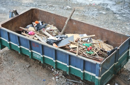Illustration of commercial waste removal service in Colindale