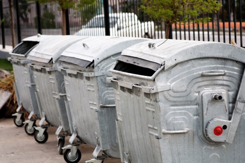 Residents disposing of furniture in Colindale