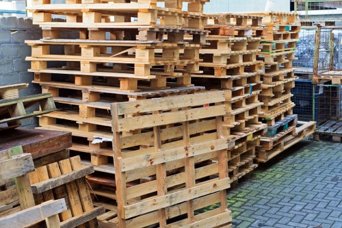 Inspector reviewing waste transfer notes during an investigation